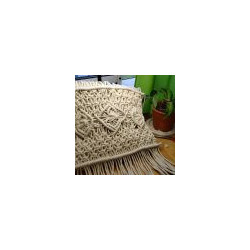 ALMOHADON TEJIDO MACRAME