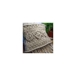 ALMOHADON TEJIDO MACRAME