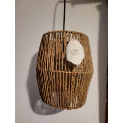 Lámpara Colgante Macramé "Boho Natural" - Hecha a Mano