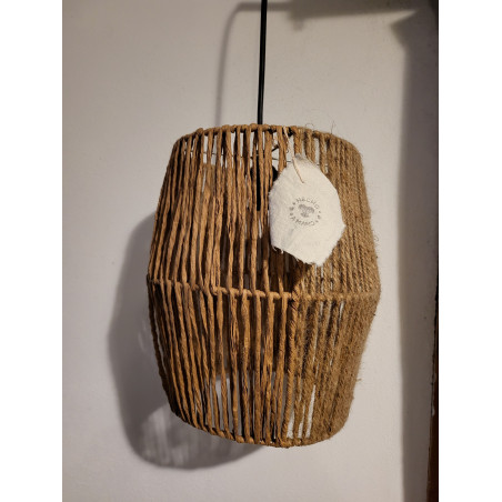 Lámpara Colgante Macramé "Boho Natural" - Hecha a Mano